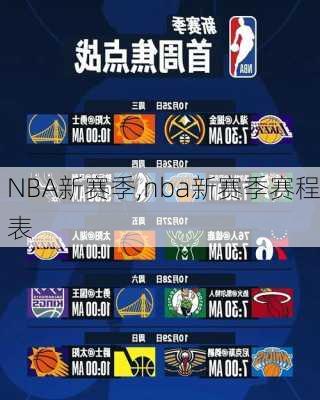 NBA新赛季,nba新赛季赛程表