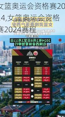 女篮奥运会资格赛2024,女篮奥运会资格赛2024赛程