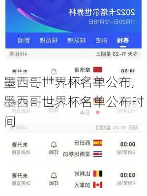 墨西哥世界杯名单公布,墨西哥世界杯名单公布时间