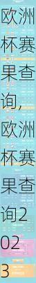 欧洲杯赛果查询,欧洲杯赛果查询2023