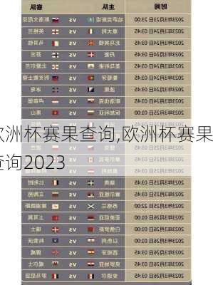 欧洲杯赛果查询,欧洲杯赛果查询2023