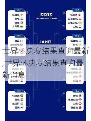 世界杯决赛结果查询最新,世界杯决赛结果查询最新消息