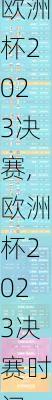 欧洲杯2023决赛,欧洲杯2023决赛时间
