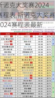 斯诺克大奖赛2024赛程表,斯诺克大奖赛2024赛程表最新