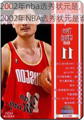 2002年nba选秀状元是,2002年NBA选秀状元是谁