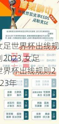 女足世界杯出线规则2023,女足世界杯出线规则2023年