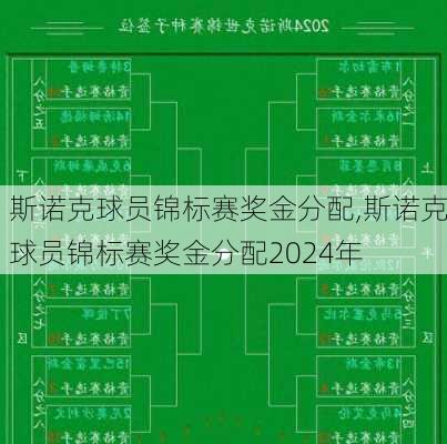 斯诺克球员锦标赛奖金分配,斯诺克球员锦标赛奖金分配2024年