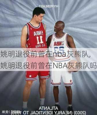 姚明退役前曾在nba灰熊队,姚明退役前曾在NBA灰熊队吗