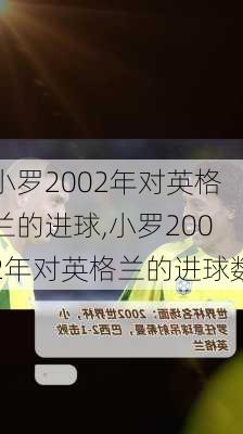 小罗2002年对英格兰的进球,小罗2002年对英格兰的进球数