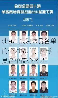 cba广东队球员名单简介,cba广东队球员名单简介图片