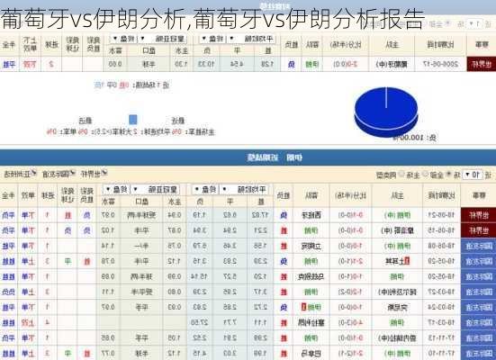 葡萄牙vs伊朗分析,葡萄牙vs伊朗分析报告