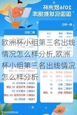 欧洲杯小组第三名出线情况怎么样分析,欧洲杯小组第三名出线情况怎么样分析