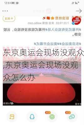 东京奥运会现场没观众,东京奥运会现场没观众怎么办