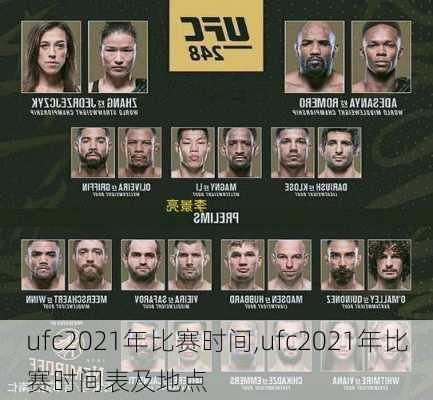 ufc2021年比赛时间,ufc2021年比赛时间表及地点