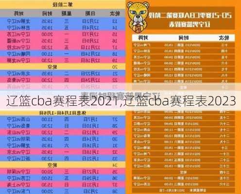 辽篮cba赛程表2021,辽篮cba赛程表2023