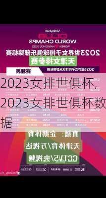 2023女排世俱杯,2023女排世俱杯数据