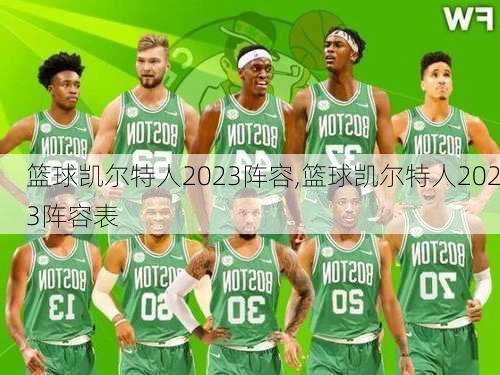 篮球凯尔特人2023阵容,篮球凯尔特人2023阵容表