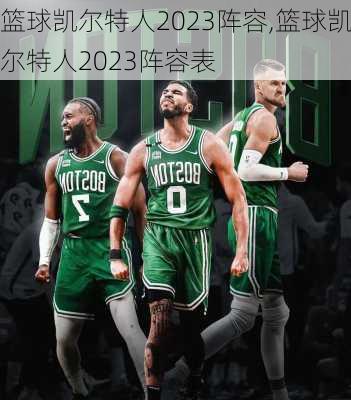 篮球凯尔特人2023阵容,篮球凯尔特人2023阵容表