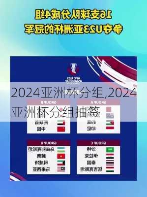 2024亚洲杯分组,2024亚洲杯分组抽签