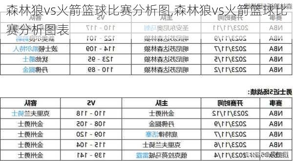 森林狼vs火箭篮球比赛分析图,森林狼vs火箭篮球比赛分析图表