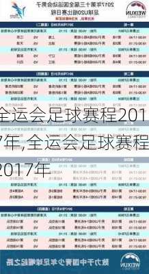 全运会足球赛程2017年,全运会足球赛程2017年