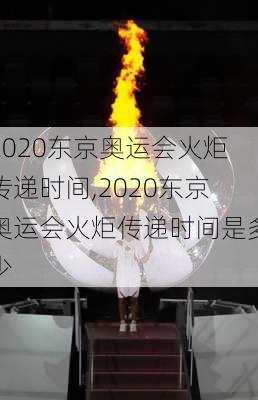 2020东京奥运会火炬传递时间,2020东京奥运会火炬传递时间是多少