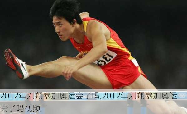 2012年刘翔参加奥运会了吗,2012年刘翔参加奥运会了吗视频