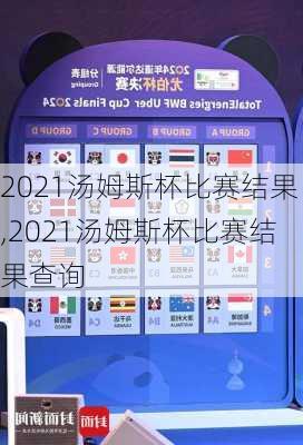 2021汤姆斯杯比赛结果,2021汤姆斯杯比赛结果查询