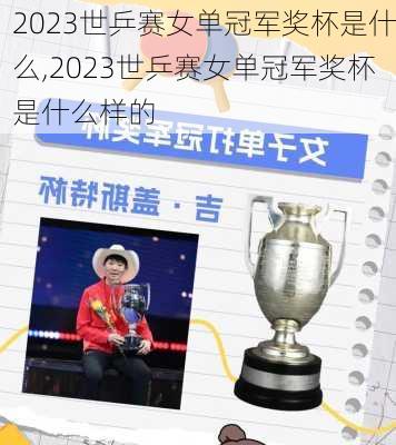 2023世乒赛女单冠军奖杯是什么,2023世乒赛女单冠军奖杯是什么样的