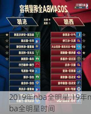 2019年nba全明星,19年nba全明星时间