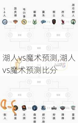 湖人vs魔术预测,湖人vs魔术预测比分