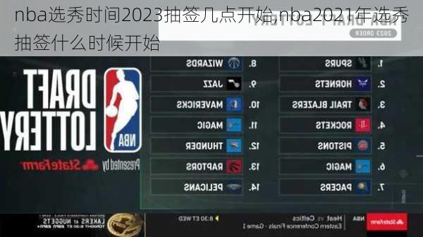 nba选秀时间2023抽签几点开始,nba2021年选秀抽签什么时候开始