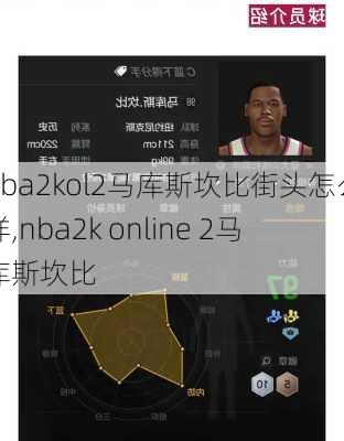 nba2kol2马库斯坎比街头怎么样,nba2k online 2马库斯坎比