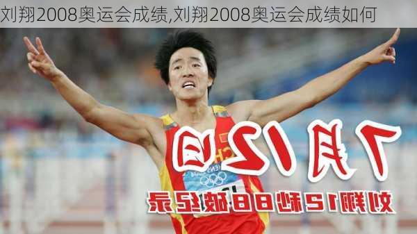 刘翔2008奥运会成绩,刘翔2008奥运会成绩如何