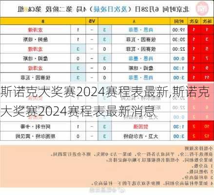 斯诺克大奖赛2024赛程表最新,斯诺克大奖赛2024赛程表最新消息