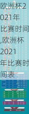 欧洲杯2021年比赛时间,欧洲杯2021年比赛时间表