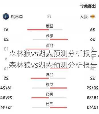 森林狼vs湖人预测分析报告,森林狼vs湖人预测分析报告