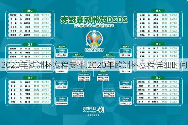 2020年欧洲杯赛程安排,2020年欧洲杯赛程详细时间