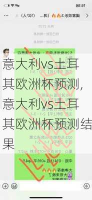 意大利vs土耳其欧洲杯预测,意大利vs土耳其欧洲杯预测结果