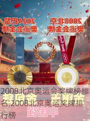 2008北京奥运会奖牌榜排名,2008北京奥运奖牌排行榜