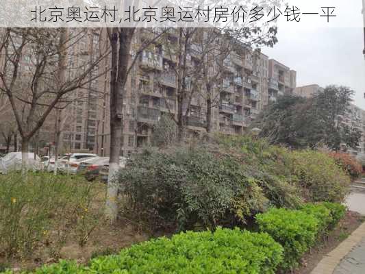 北京奥运村,北京奥运村房价多少钱一平