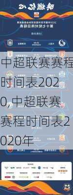 中超联赛赛程时间表2020,中超联赛赛程时间表2020年