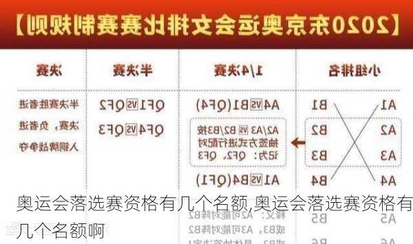 奥运会落选赛资格有几个名额,奥运会落选赛资格有几个名额啊