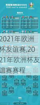 2021年欧洲杯友谊赛,2021年欧洲杯友谊赛赛程