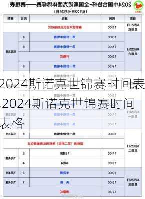 2024斯诺克世锦赛时间表,2024斯诺克世锦赛时间表格