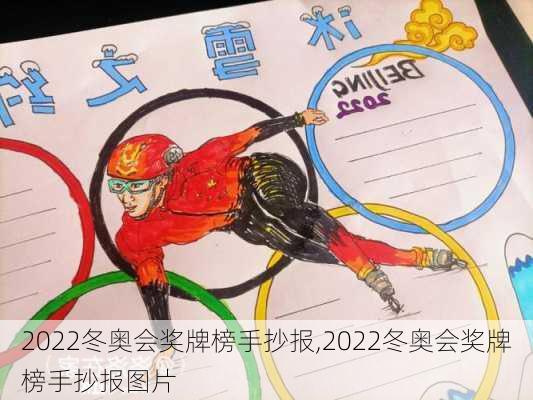 2022冬奥会奖牌榜手抄报,2022冬奥会奖牌榜手抄报图片