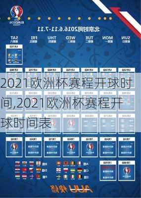 2021欧洲杯赛程开球时间,2021欧洲杯赛程开球时间表