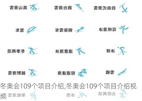 冬奥会109个项目介绍,冬奥会109个项目介绍视频