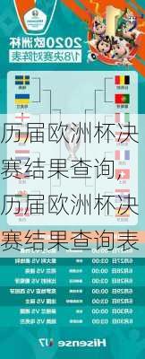 历届欧洲杯决赛结果查询,历届欧洲杯决赛结果查询表