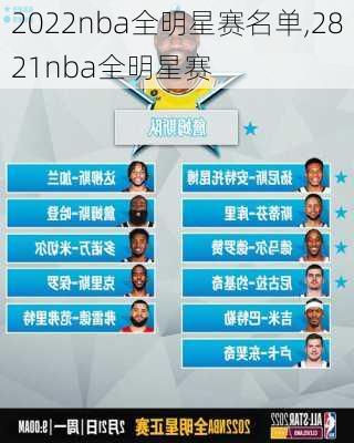 2022nba全明星赛名单,2821nba全明星赛